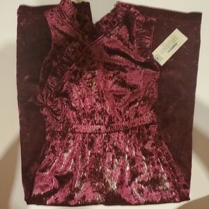 OshKosh B'gosh Forever Berry Velvet Dress